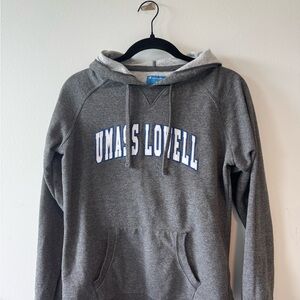 Gray UMass Lowell Hoodie